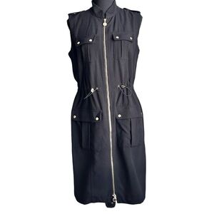 Calvin Klein Womans Size 8 Black Sleeveless Dress